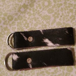 Leather key chain